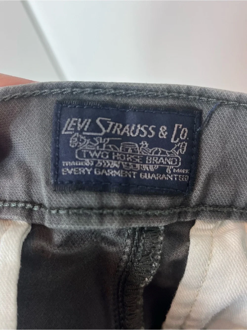 Levi's Men's 34 Cotton Casual Shorts in Slate Gray Grunge